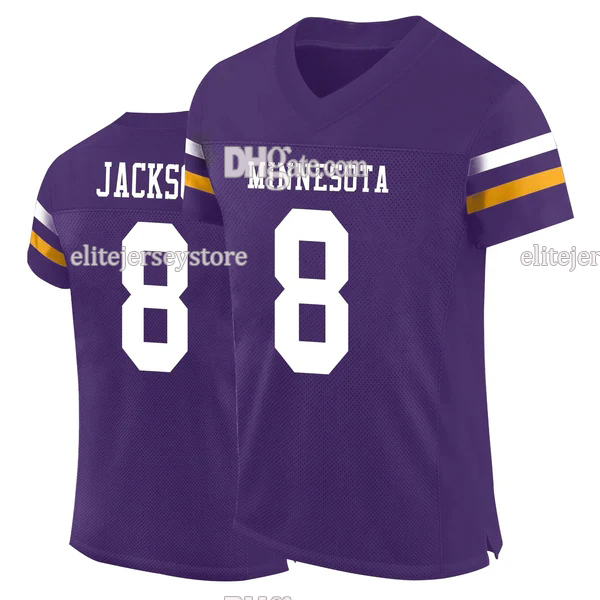 18 Justin Jefferson 2024-25 Football Jersey Aaron Jones TJ Hockenson McCarthy Kirk Cousins Addison Harrison Smith Adrian Peterson Ham Randy Moss Custo