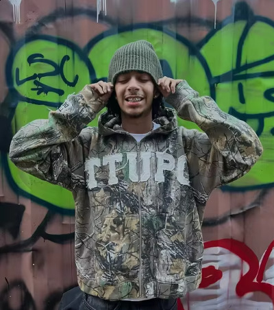 Streetwear Retro Camo Zip Hoodie Y2K Coats Mens Womens Hip Hop Tactical Camo Oversized Hoodie Sweatshirt Zip Jacket clothing 241114