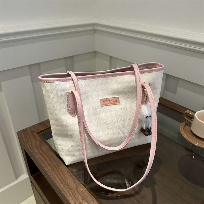 Tote Women's New Large Capacity Commuting Versatile Spring And Summer Shoulder College Student Class Bag, Fashionable Quality Classic B3