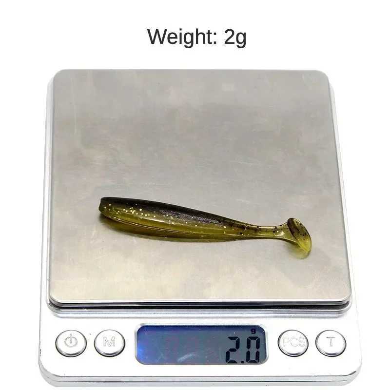 10-Pack Two-Color T Tail Lure Soft Bait 11 Color 5.5cm 7cm Lure Bionic Mandarin Fish Topmouth Culter Weever BaitXJ241128