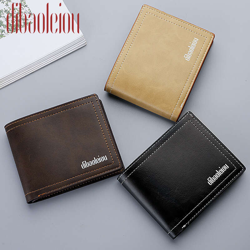 Horizontal Short Men's European And American US Men's Small Wallet Fashion Quality Classic B3