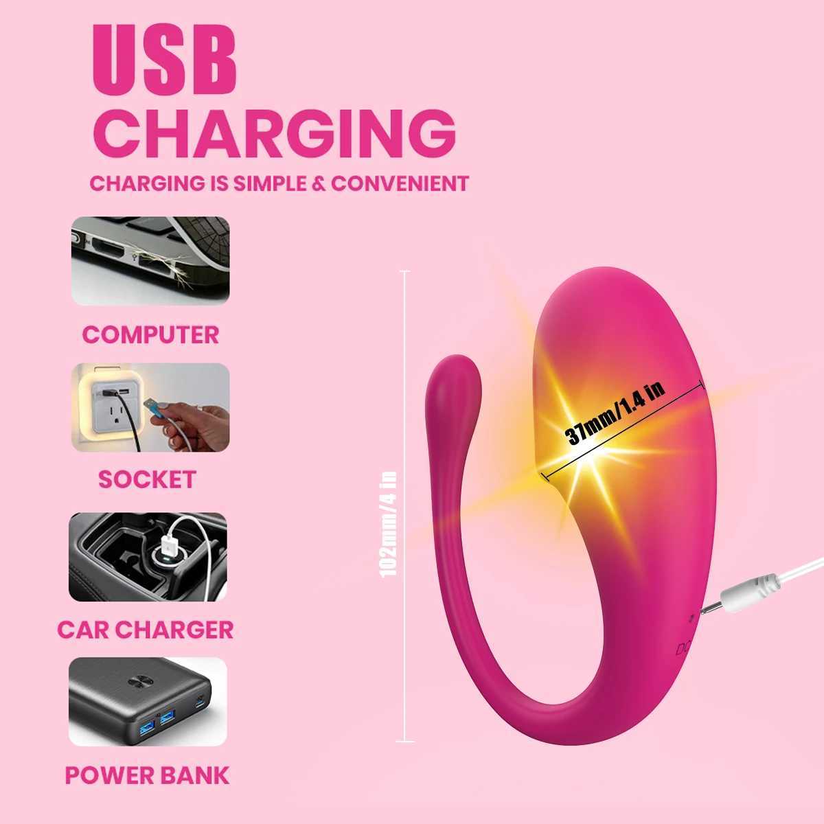 Long Distance Control APP Wearable Vibrator G Spot Vaginal Stimulator Dildo Vibrating Panties Female Sex Toys For Adult WomenXJ241206