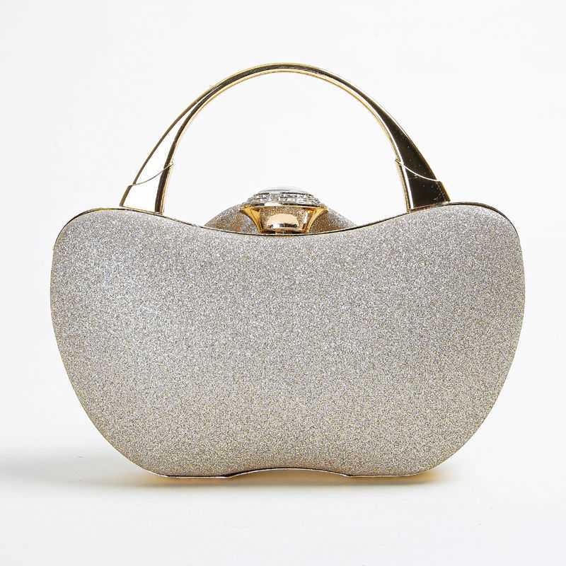 Clutch Bag Direct New Fashionable Banquet Bag Womens Folded Diamond Style Handheld Bag Banquet Wedding Party Bag 240920
