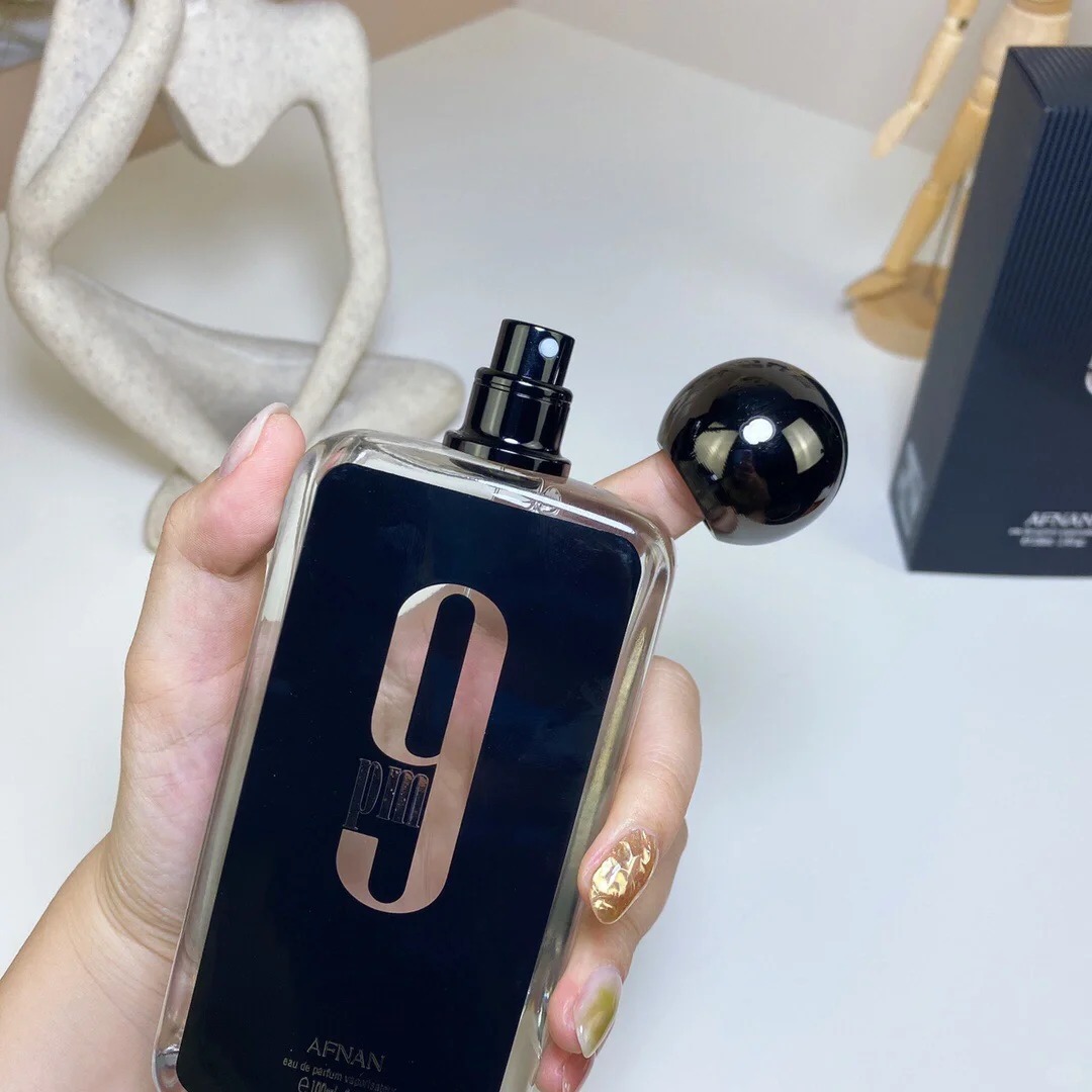 AFNAN Perfume 9am 9pm Fragrance 100ml Men Woman Eau De Parfum Spray Morning Perfumes 3.4oz Long Lasting Smell EDP Neutral Cologne Mist High Quality lo