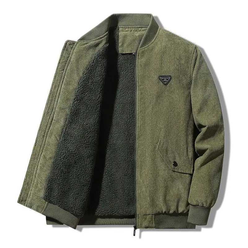 Loose Winter Quilted Padded Coat for Men Corduroy Joker Clothing Fashion 2024 Jacket Man Casual New In Luxury Designer HarajukuXJ241206
