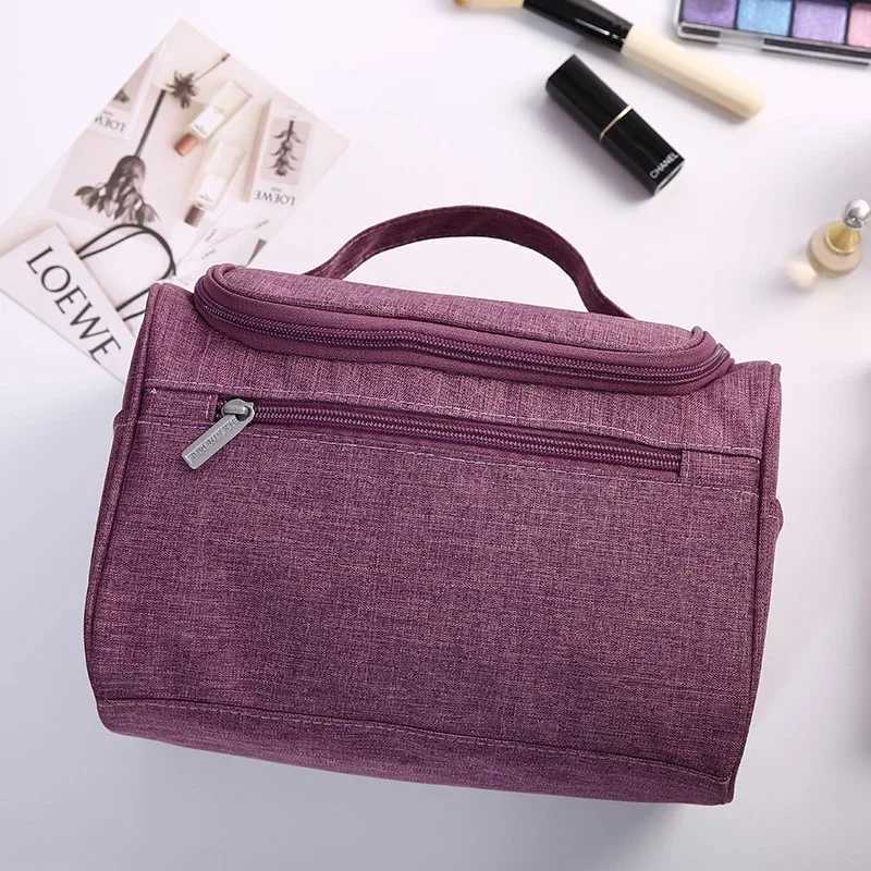 2022 Waterproof Hook Up for Women Cosmetic Bag Travel Organizer Men Makeup Bag Make Up Case Bathroom Toiletry Pouch W NeceserXJ241206
