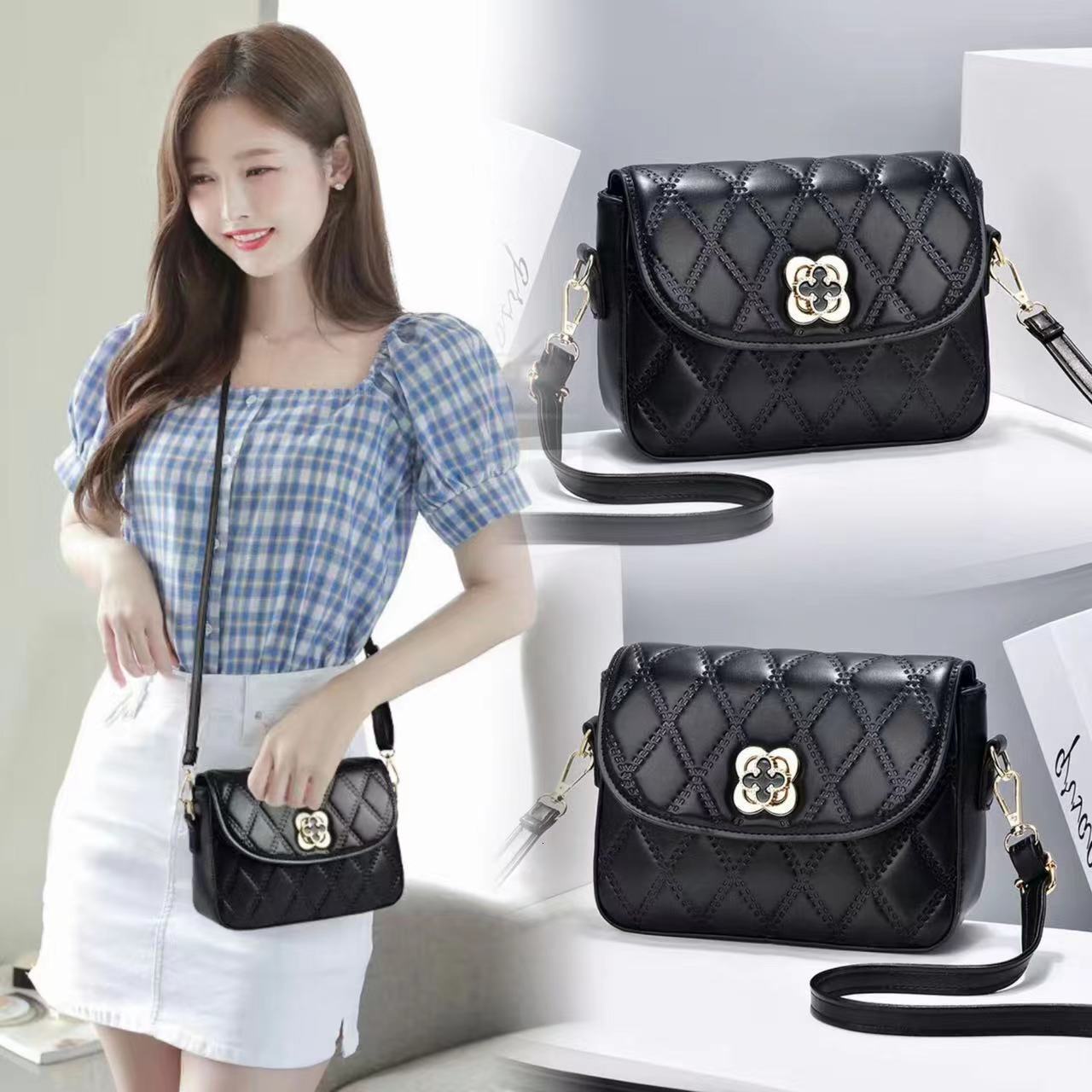Women's Crossbody New Versatile Fresh Advanced Texture Simple Personalized Design Small Bag