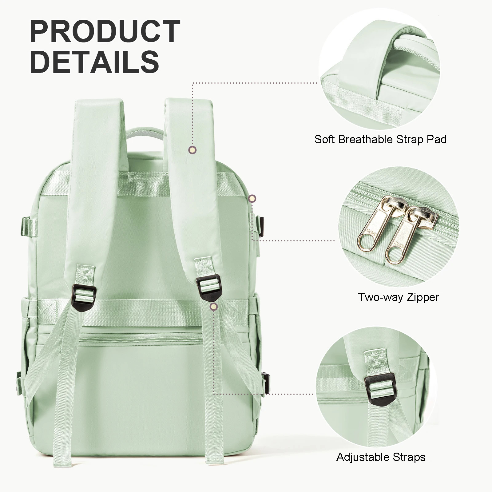 Mens Laptop Backpack SchoolbagTravel Backpack Cabin Aircraft 40x20x25Easyjet 45x36x20 Womens BackpackWaterproof Female Bag 241206