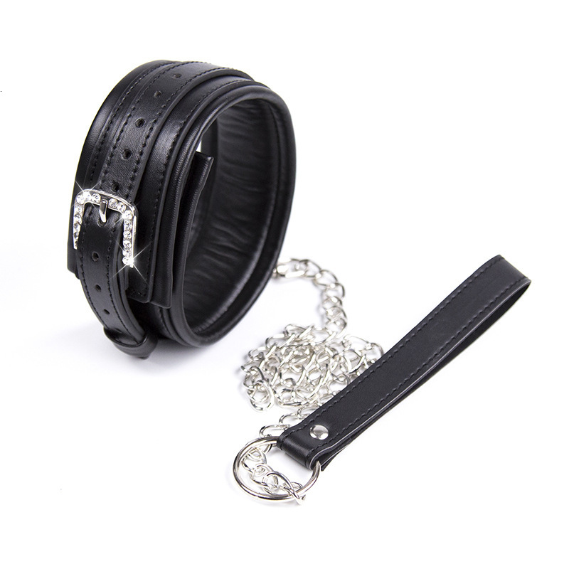 Adult adult sex toys, leather neck covers, sponge ties, pet restraints, collars, sex toy manufacturers, wholesale in stock