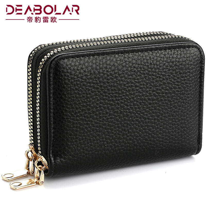 Multi Functional Wholesale New Accordion Bag Double-Layer Zipper Women's Wallet Large Capacity PU Card Holder Fashionable Quality Classic B2