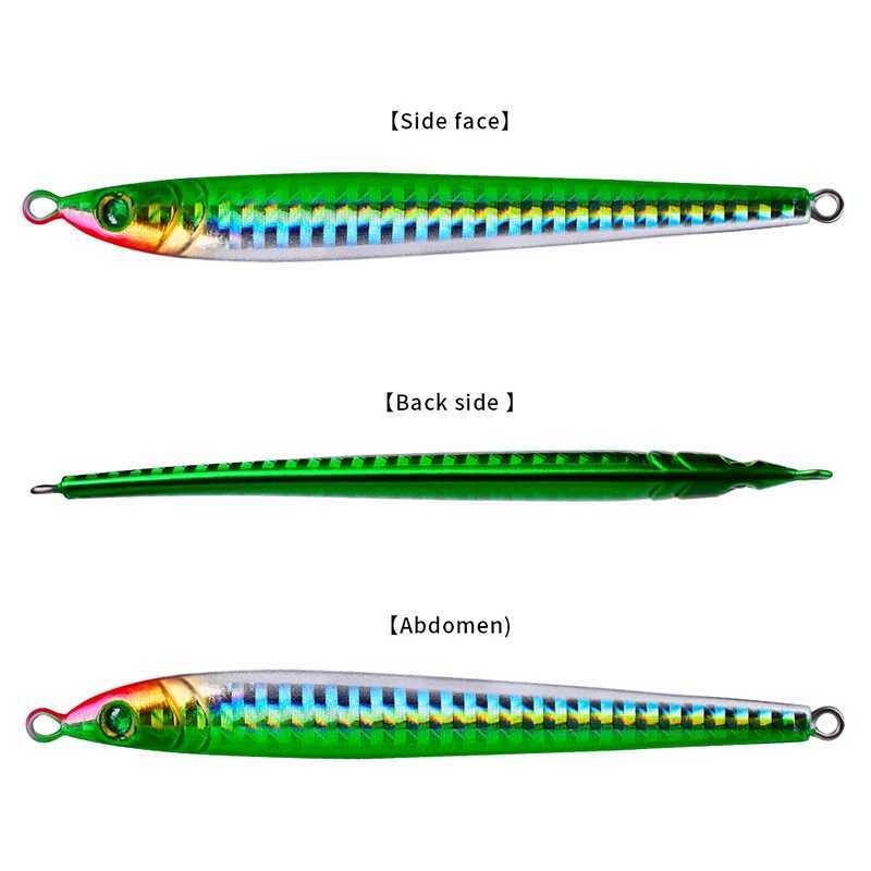 Metal Jig Sequins Fishing Lure 7/10/14/17/21/28g Artificial Trolling Hard Bait Pike Fishing Bait Tack Trout Jigging SaltwaterXJ241128