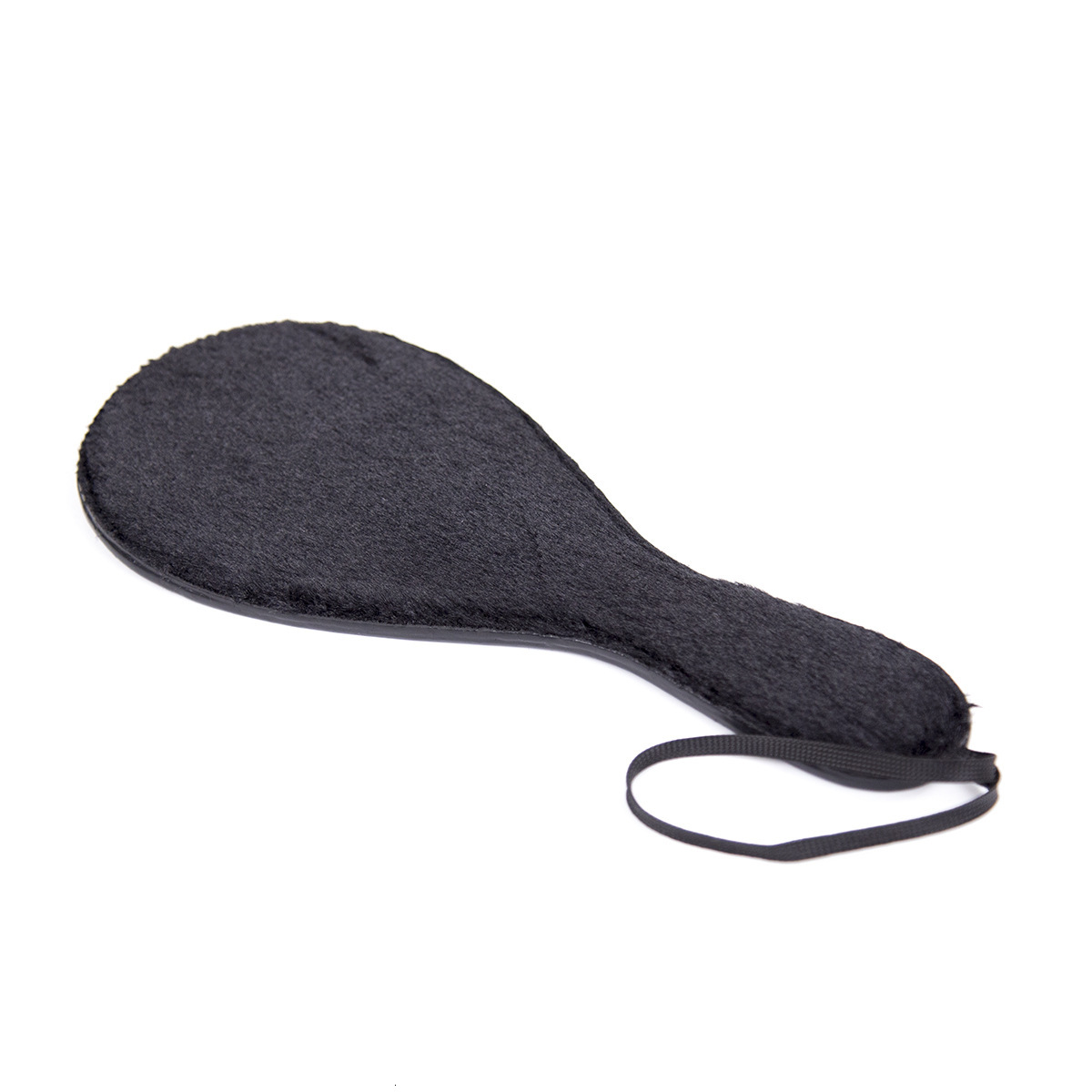 Adult couple flirting toy black single-sided plush hand patting couple patting oval spanking leather patting