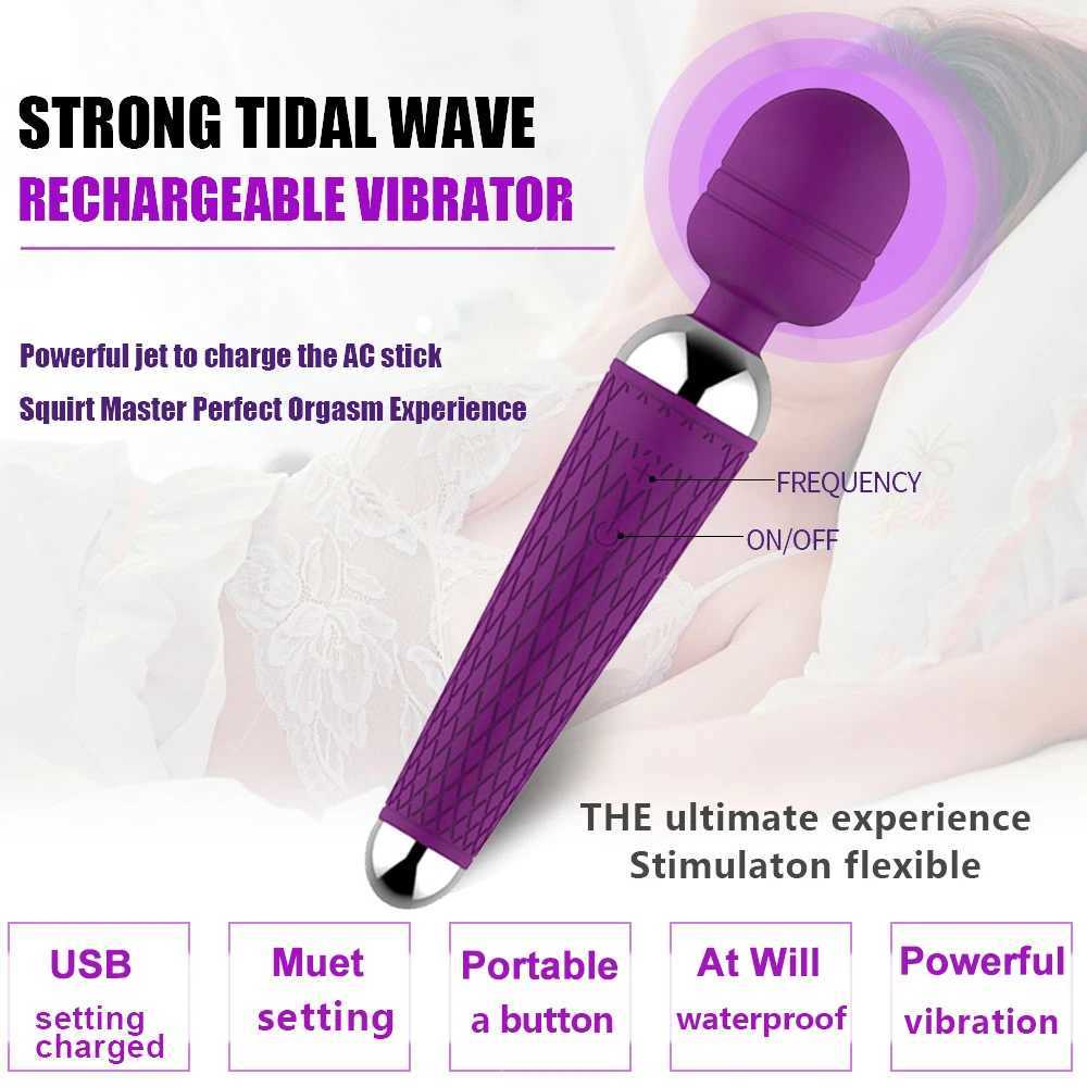 10 Speed Vibrator Sex Toys for Woman Dildo Magic Wand Anal Clitoris Stimulator Wireless Vibrator Female Masturbator Sexy Toys 18XJ241206
