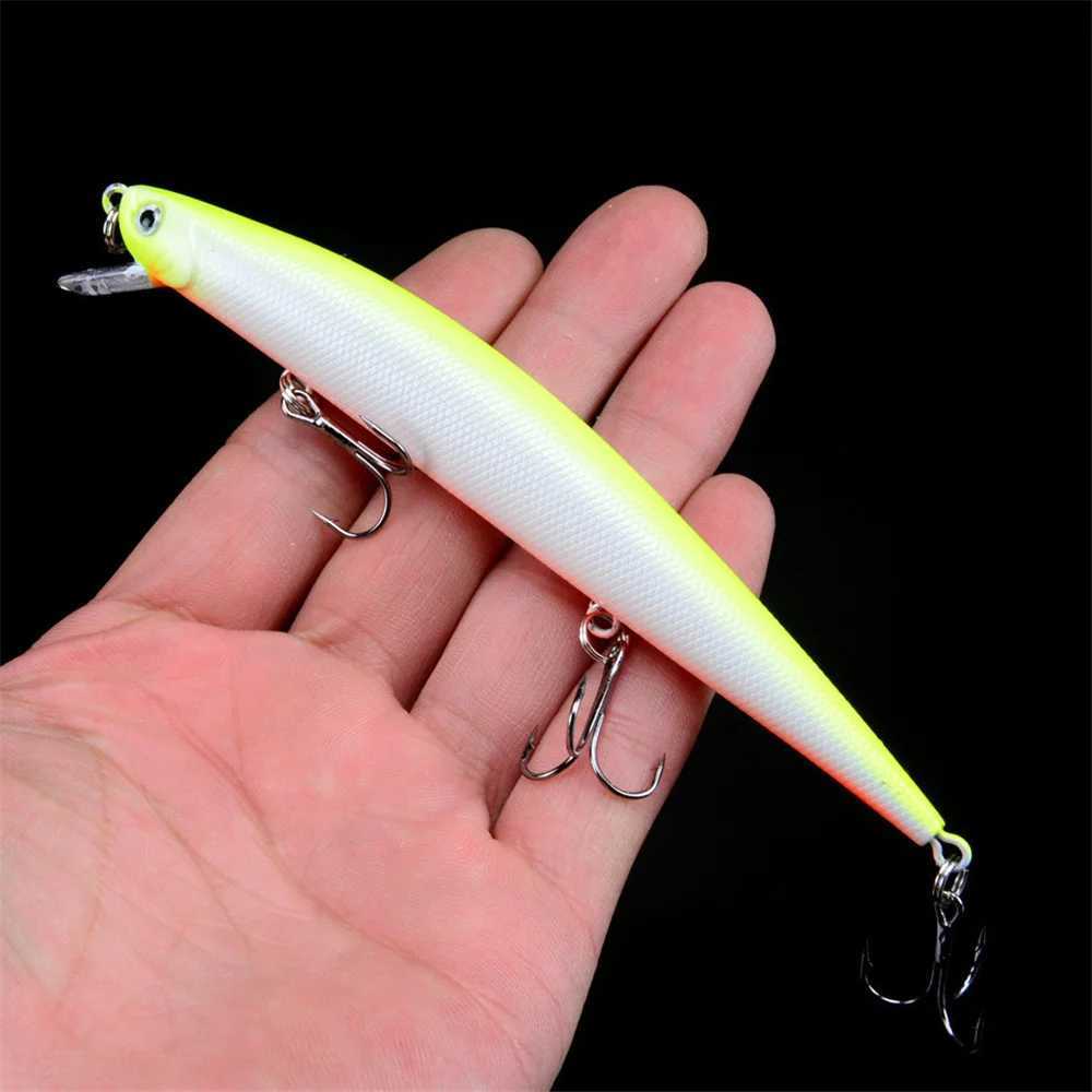 1PCS Floating Minnow Fishing Lure 12.5cm 12.5g Long Shot Crankabit Wobbr Tack Isca Artificial Hard Bait Pesca For Bass PikeXJ241128