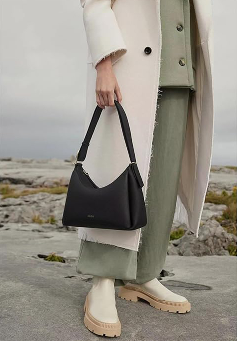 Tote Bag for Women, Fashion Crossbody, Vegan Leather Shoulder Bag, Retro Classic Clutch, Lightweight Cute Hobo Purse.