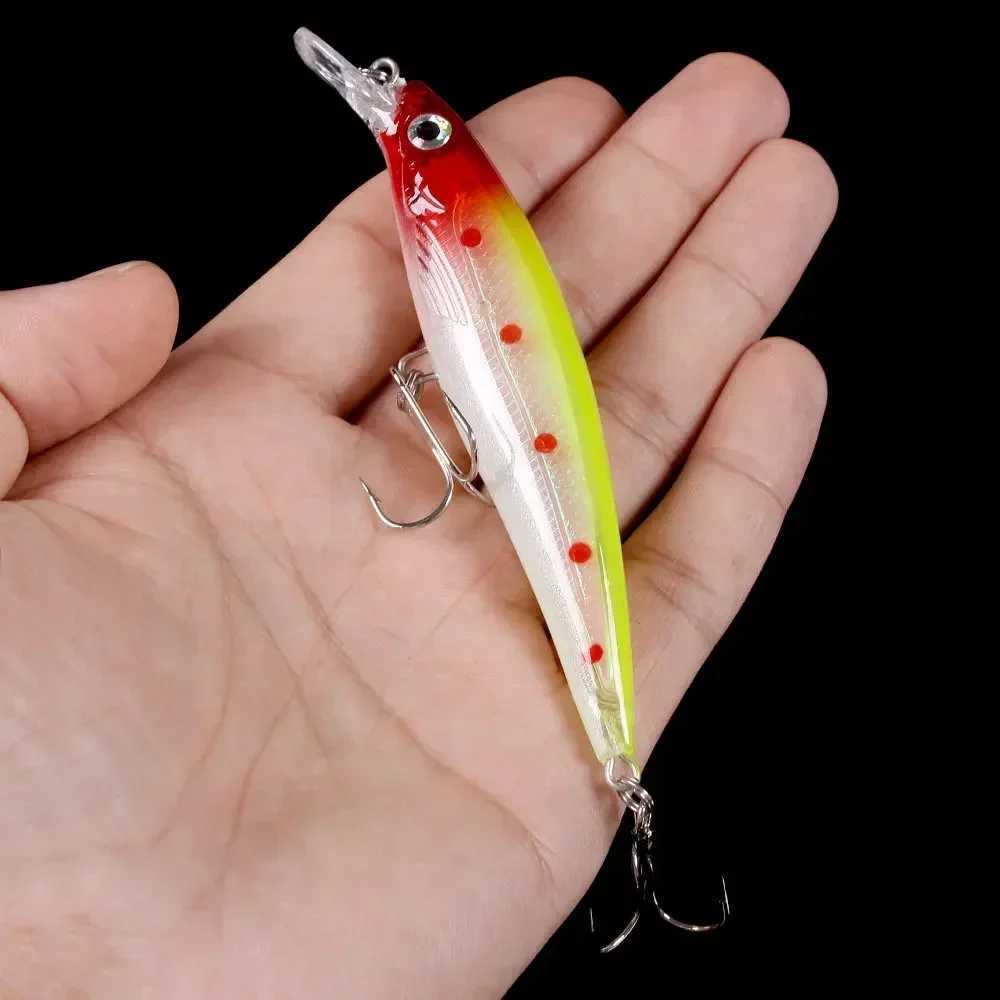 Laser Minnow Fishing Lure 11CM/13.5G Set Artificial Wobbr Topwater Bait Pesca Hard Crankbait Tack for Bass 10/5PcsXJ241128