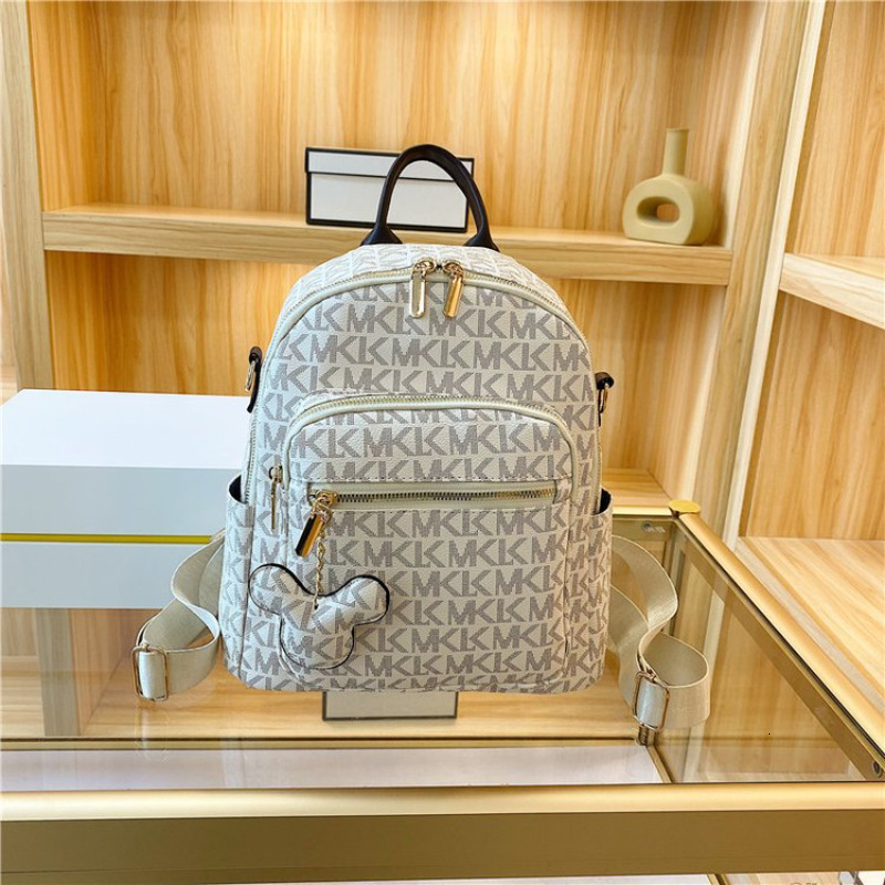 New trend Women s Fashion Multi functional Shoulder Bag Large Capacity Reading Clothing for Girls Commuting Retro Backpack with Designer leisure Print