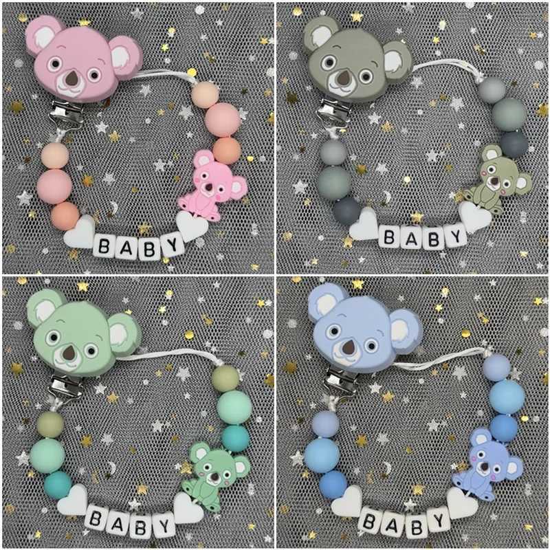 Pacifier Holders Clips# Free Custom Baby Pacifier Clips Personalized Name Teething Toys Dummy Nipples Holder Clips Chain Babies Accessories Newborn Gi