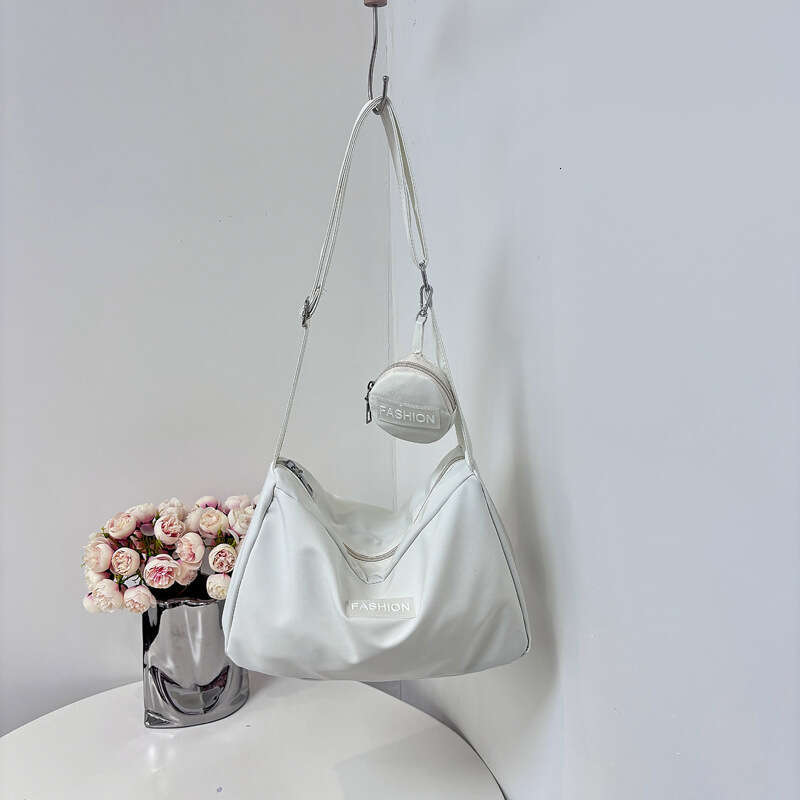 Large Capacity Canvas Women's Summer New Instagram Style Shoulder Niche Design, Small Square Bag, Casual Bag B3