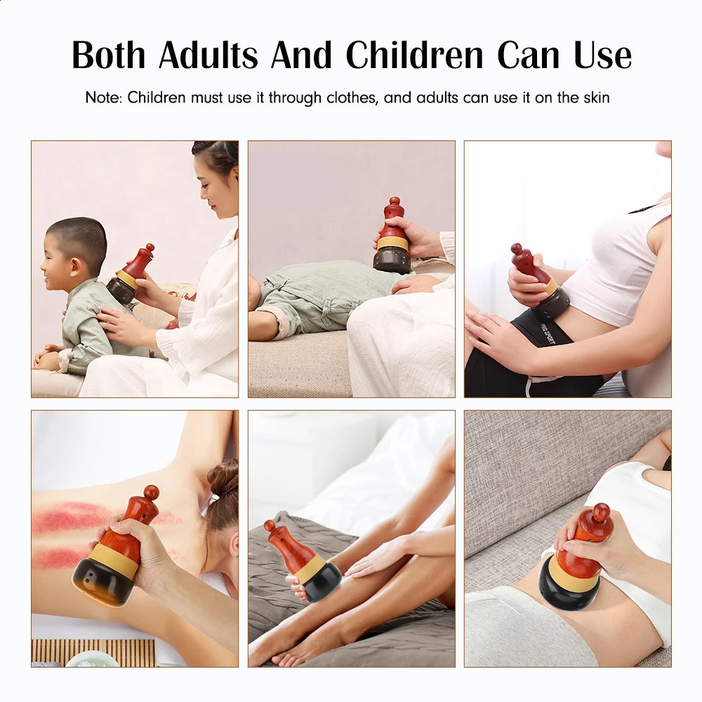 Wormwood Therapy Massager Bian Stone Moxibustion Can Skin Scratching Massage Whole Body Back Guasha Moxa Stick 241206