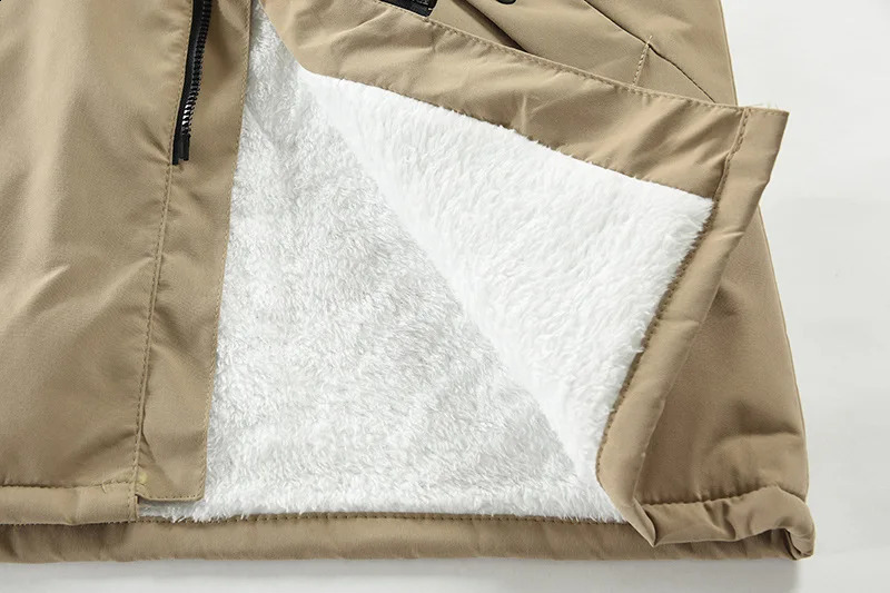 Mens Winter Long Down Coats Casual Slim Hooded Lamb wool Thicken Warm Parka Jackets Outdoor Windproof Waterproof Outerwear 241205