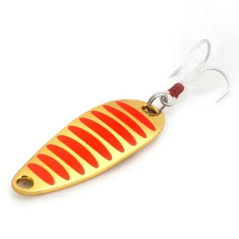 Wide mouthed fish with sing curved surface 3rd generation red stripe spoon shaped sequin curved mouth lure fake baitXJ241128