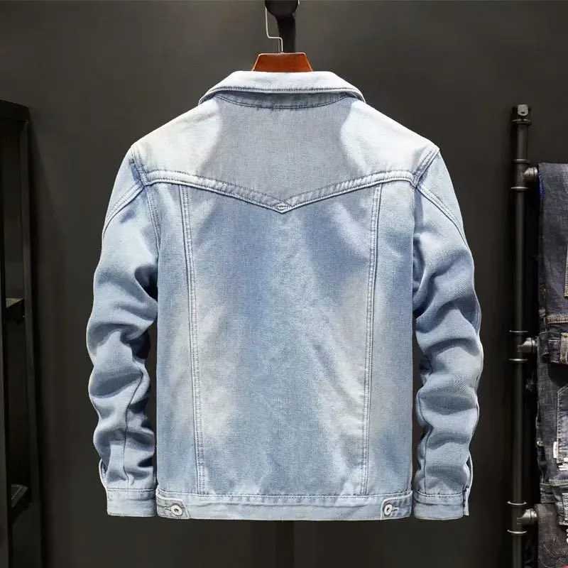 Warm Fleece Denim Jacket Winter Men Jacket Fashion MensJean Jackets Outwear Male Cowboy Top Coat Plus Size 5XLXJ241206