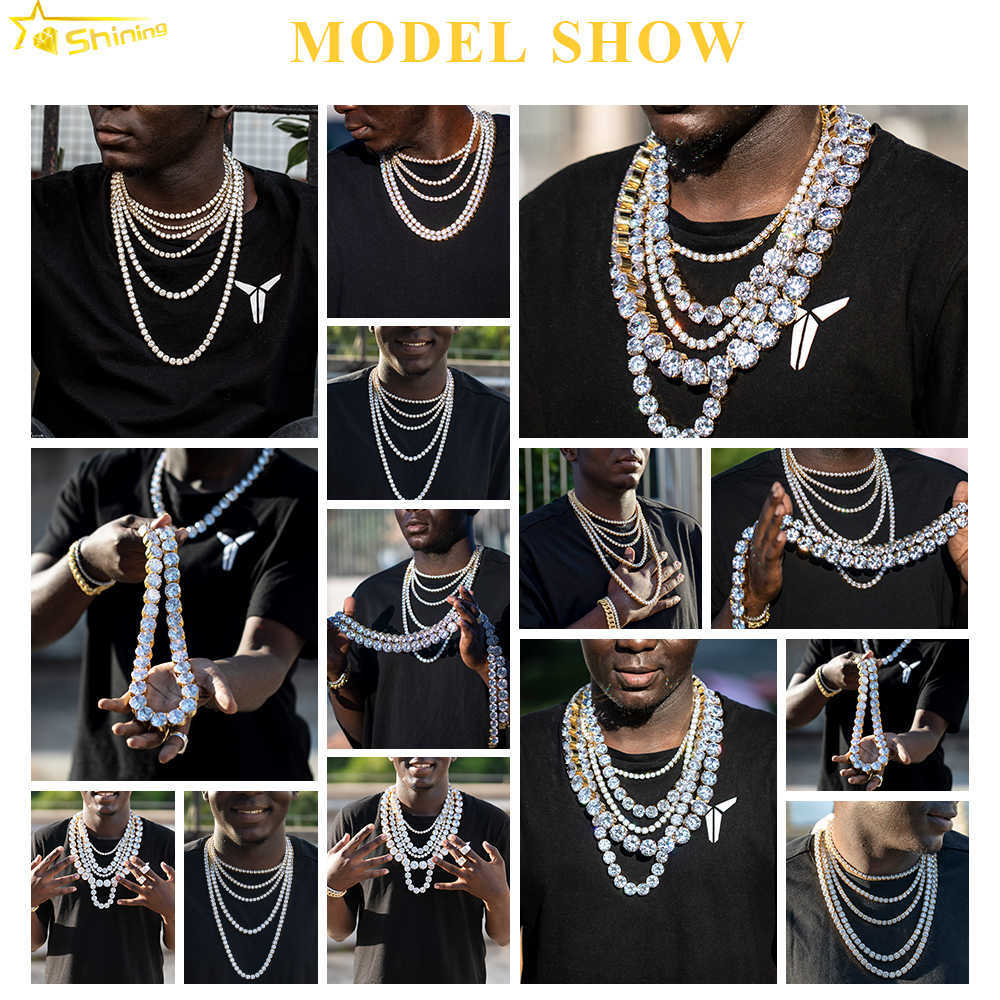 Fast delivery hot sale 3/4/5mm 925 sterling silver bracelet pass diamond tester GRA certified VVS moissanite tennis necklace