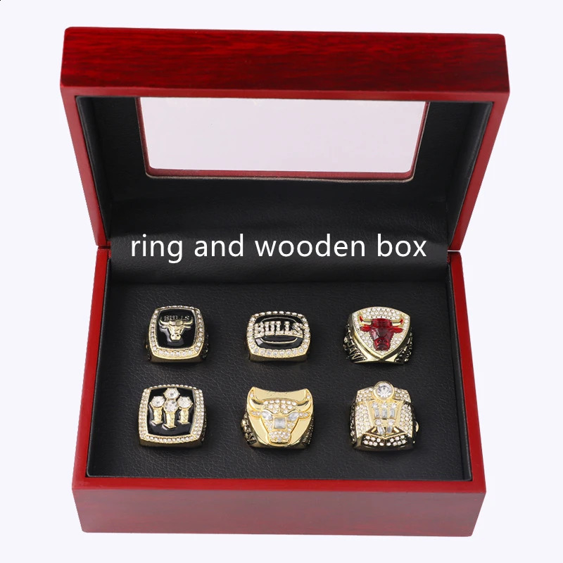 Creative Championship ring Set souvenir Gifts for Friends Ring basketball Gift Fan 241205