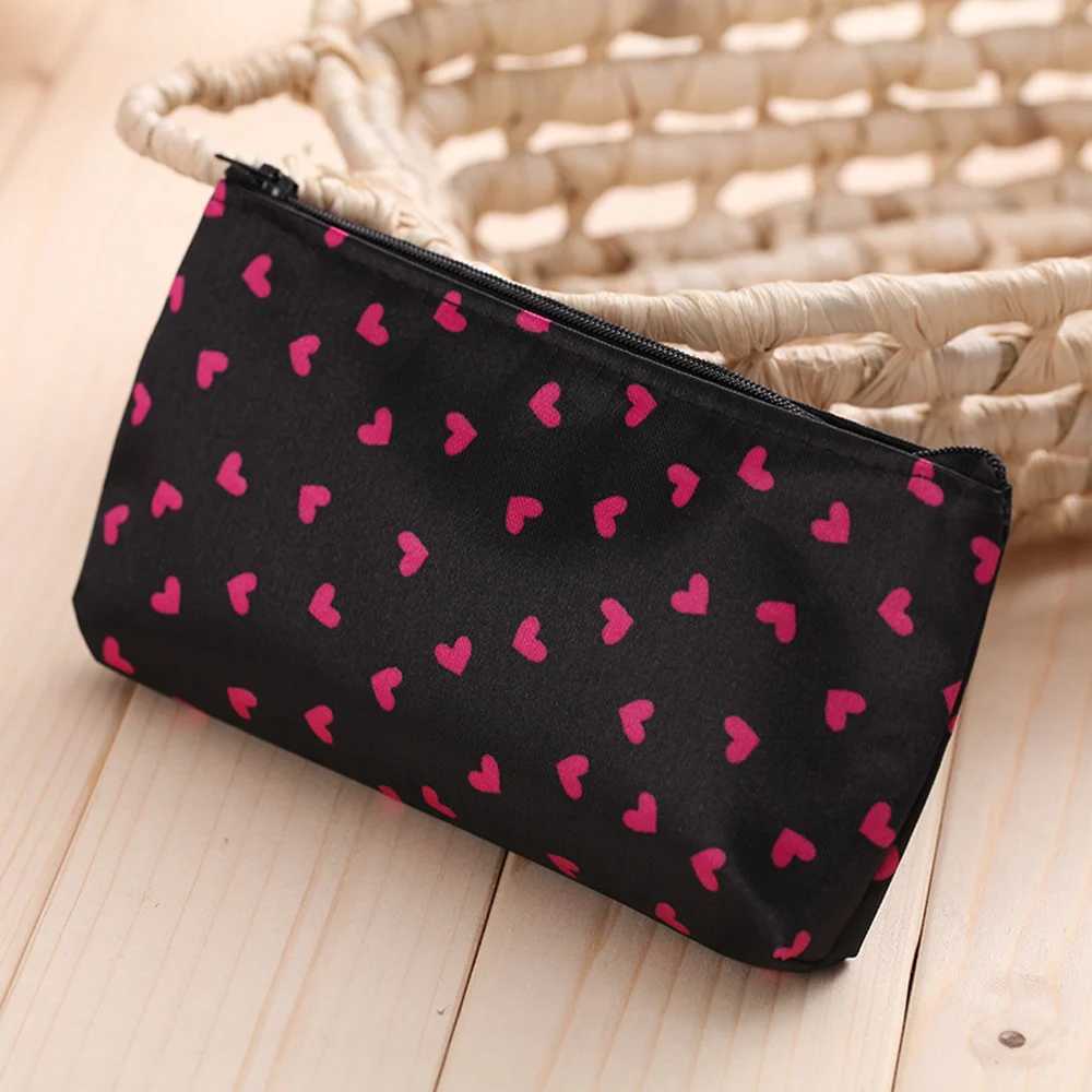 Heart Pattern Zipper Makeup Bag Fi Design Multi-Functial Bag Using As Cosmetic Pouch Or Travel/Carrying Purse For WomenXJ241206