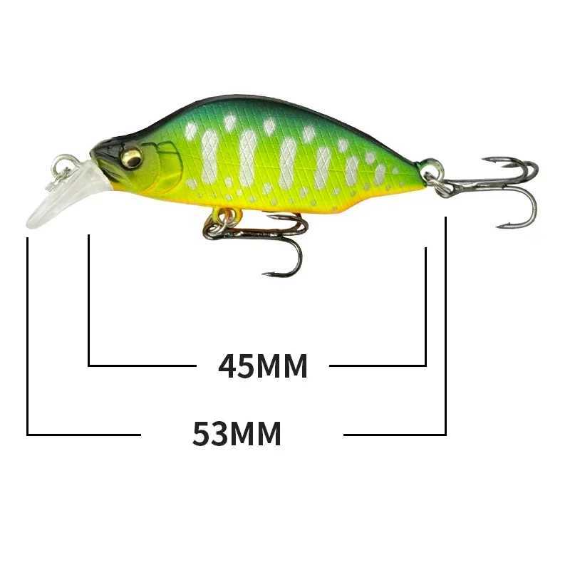 The curved hump design produces a strong winking fect and action response. 4.5cm/3.8g Minnow Sinking Road Runner LureXJ241128
