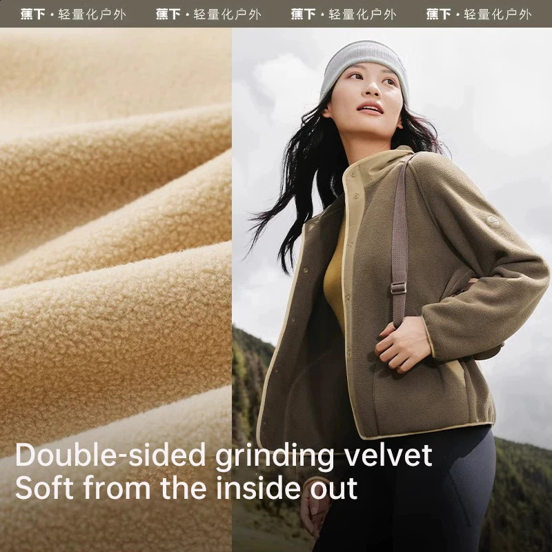 BENEUNDER Womens Autumn Polartec Fleece Jacket Lightweight Windproof Outdoor Sports Vest 241205