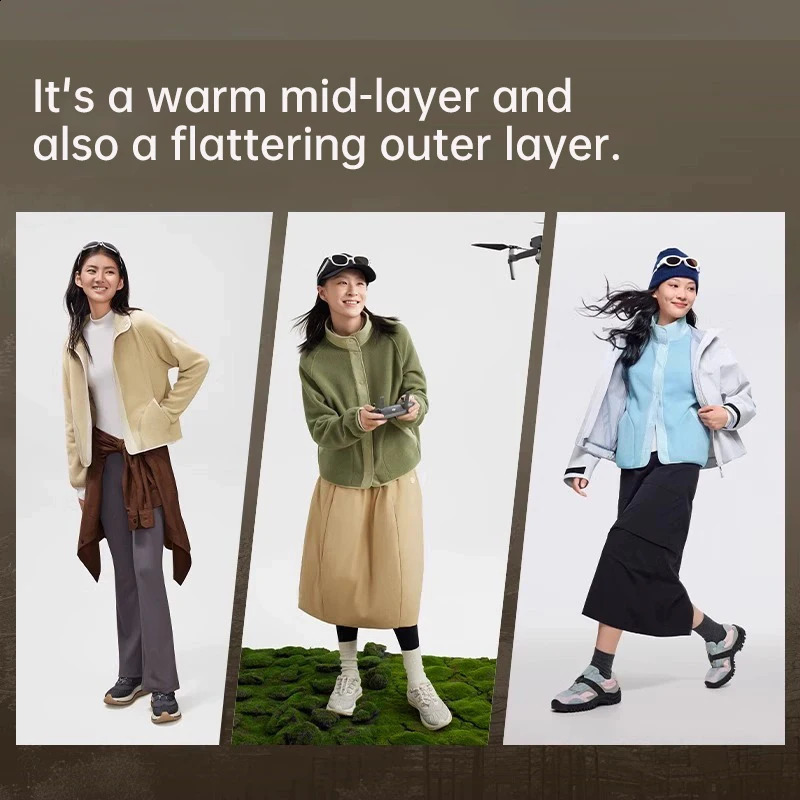 BENEUNDER Womens Autumn Polartec Fleece Jacket Lightweight Windproof Outdoor Sports Vest 241205