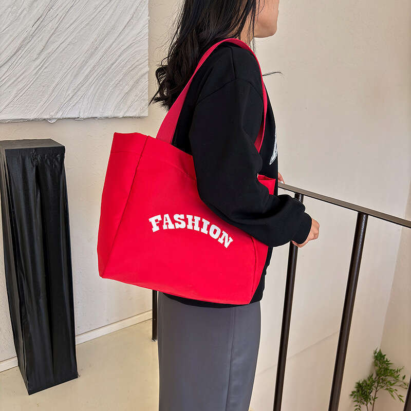 New Women's Summer Large Capacity Letter Printed Handheld Tote Single Layer Simple And Lightweight Shoulder Bag Fashionable Quality Classic B1