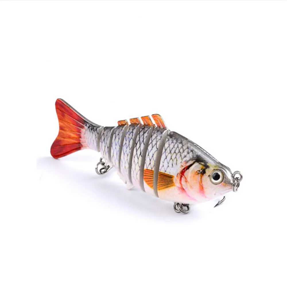 1PCS Jointed Multi Sections Fishing Lure 10cm 15.5g Wobbr Crankbait Artificial Hard Bait Swimbait Trolling Carp Fishing TackXJ241128