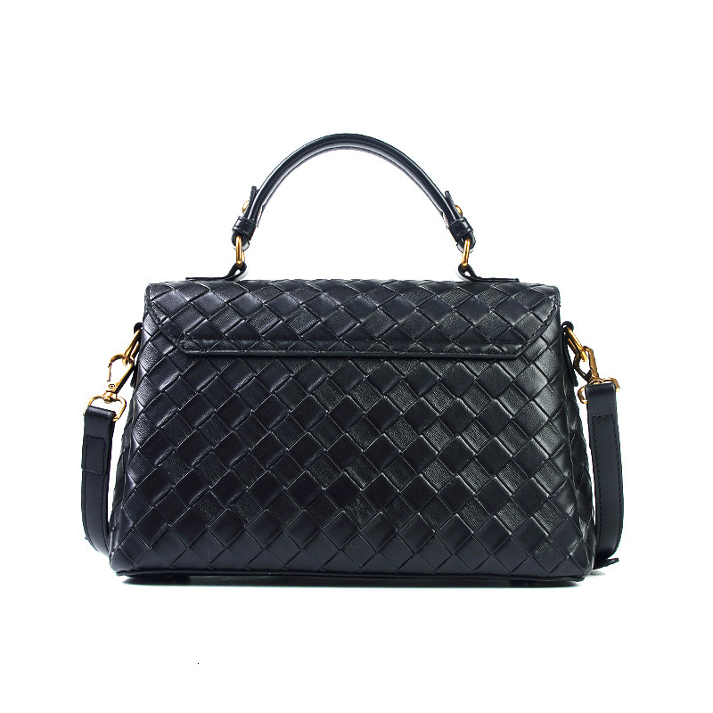 New Woven Crossbody Fashionable Small Square Bag With Large Capacity Single Shoulder Women's Handbag