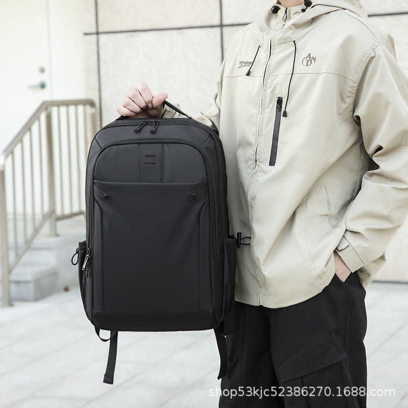 backpack anti splash business commuting backpack computer bag large capacity student men's backpack 241215