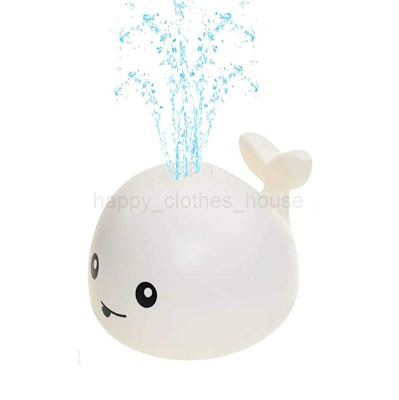 Water Sprinkler Baby Shower Bath Toy Water for Play Light Up Whale Toy Swimming Pool Toy Funny Gift for Boys GirlsXJ241207
