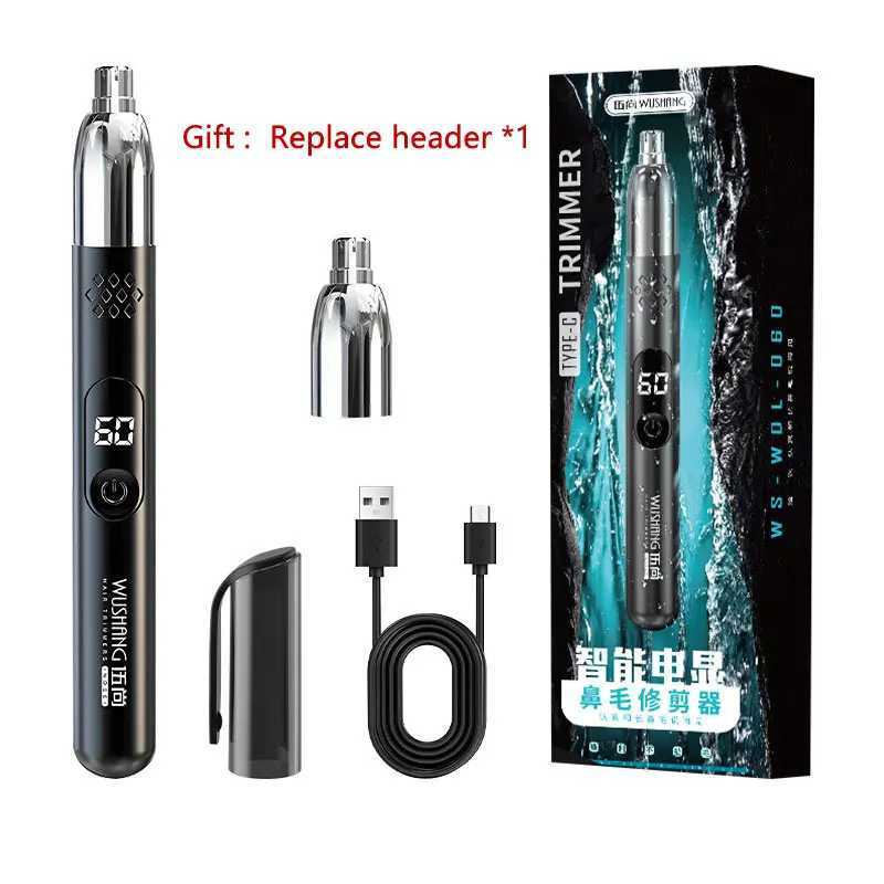 Electric Ear Nose Hair Trimmer Clipper Professional Painless Eyebrow and Facial Hair Trimmer for Men Women Hair Removal RazorXJ241207