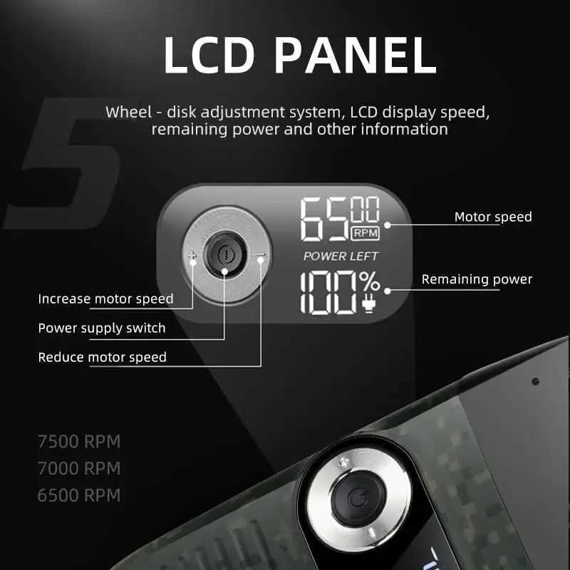 Kemei 2 In 1 Rechargeable Electric Shaver LCD Display Portable Cordless Men Reciprocating Razor Beard Trimmer KM-2027 BarberXJ241207