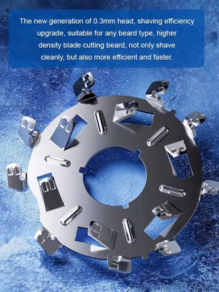 Mens portable electric razor small steel mini razor shaving travel rechargeable razorXJ241207