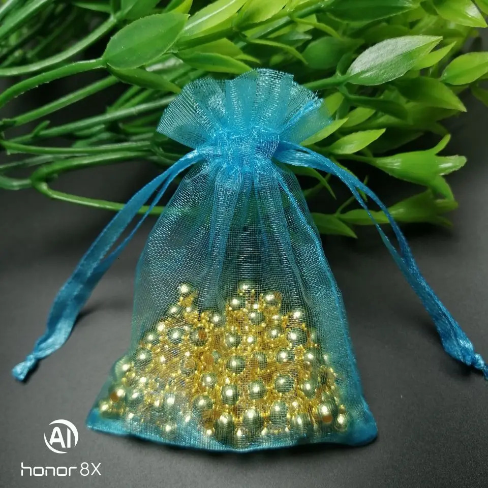 1000pcs Small Pure Organic Drawstring Bag Jewelry Packaging Bag Drawstring Birthday Party Gift Bag Candy Bag 241206
