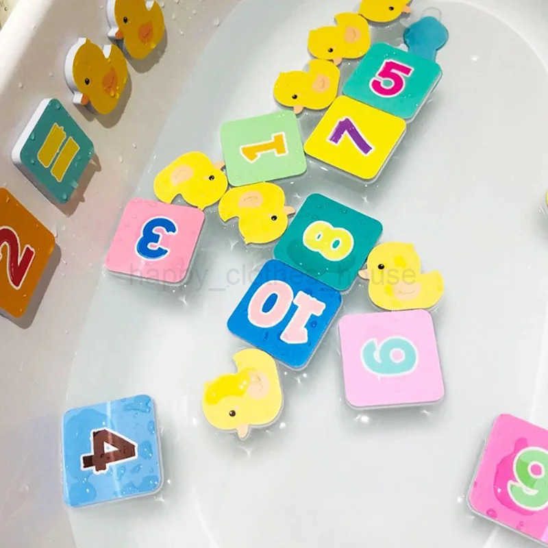 Childrens Water Toys Wall Stick Floating EVA Baby Cognitive Bathroom Baby Bath Water Toys Set For Kids Bath Bathtub Toy 3 4 5 YXJ241207