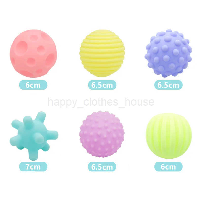 Childrens Toy Balls Babies and Toddlers Grab Balls Soft Rubber Play Toys Can Be Gned and Bitten When Pinched Baby ToysXJ241207