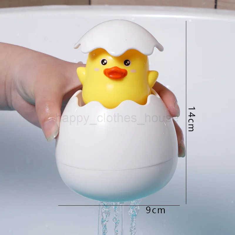 Baby Bathing Toy Kids Cute Duck Penguin Egg Water Spray Sprinkler Bathroom Sprinkling Shower Swimming Water Toys For Kids GiftXJ241207
