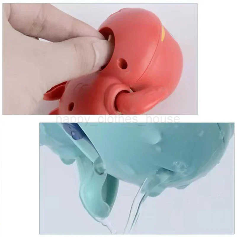 Clockwork Baby Bath Toys Cute Turtles Swimming Pool Toys Water Bathing Summer Bathroom Toys For KidsXJ241207