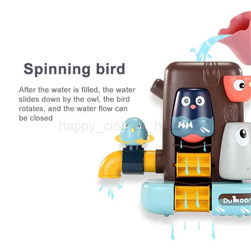 Baby Bathing Toy Bath Toys Pipeline Water Spray Shower Game Elephant Toy for Children Swimming Bathroom Water Shower Kids ToyXJ241207