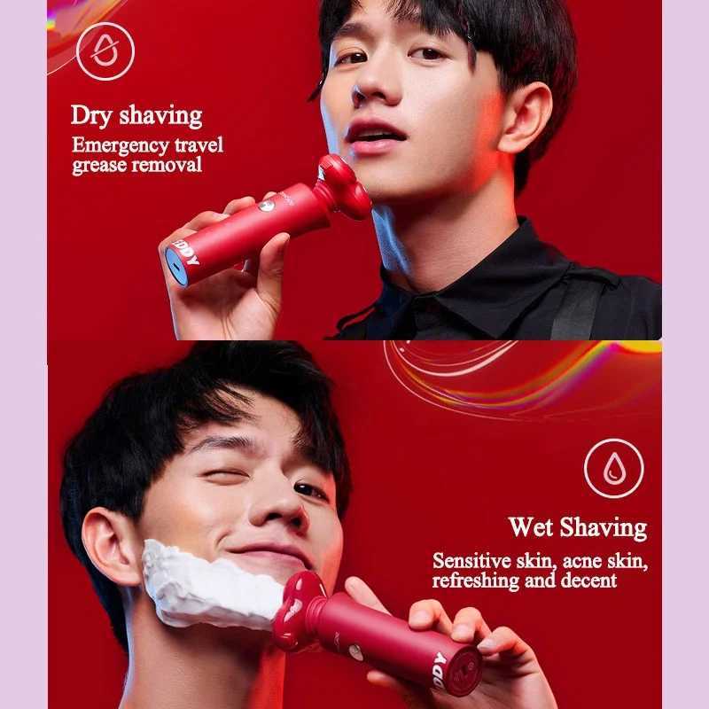 For Showsee Electric Shaving Chinese Red Triple Blade Shaving Razor F1R Wet and Dry Rechargeable Men Electric Shavers for FaceXJ241207