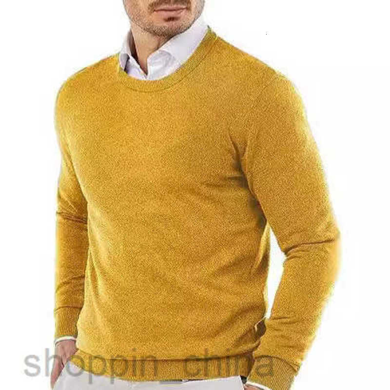 Men's Sweaters Men's clothing Men round neck sweater Knitted shirt Solid color casual long sleeved sweater Pullover sweater Mens sweater
