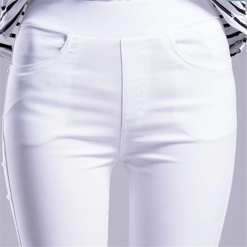 Women Summer Elastic Casual Stretch Skinny Leggings Slim Pencil Pants 241203